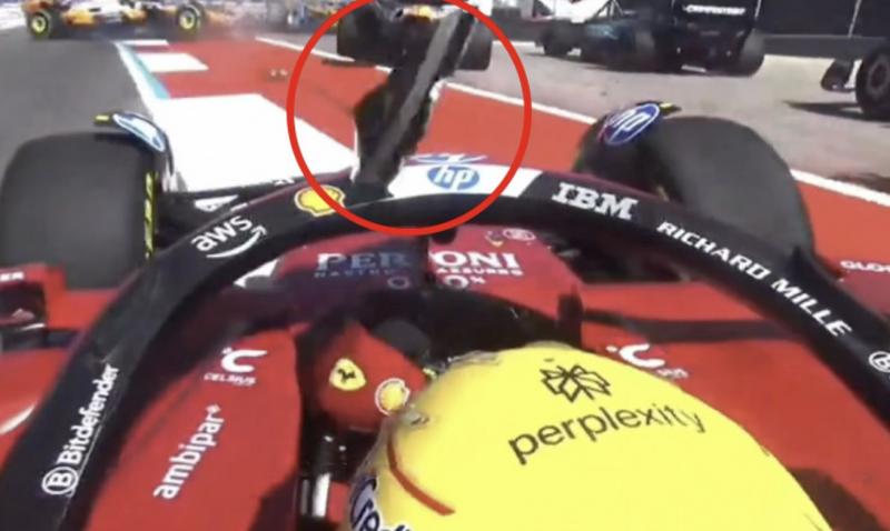 A glória volt Hamilton megmentője a sprint rajtját követően.