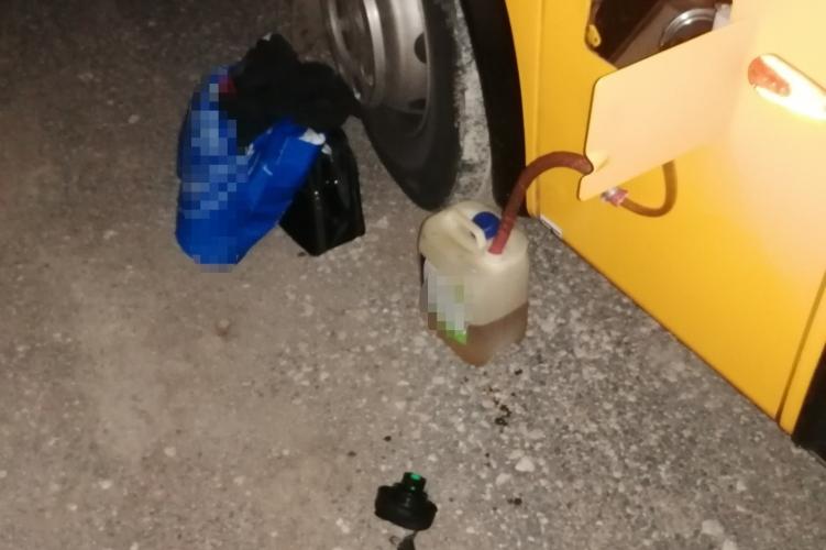 Letartóztatták a gázolaj tolvaját.